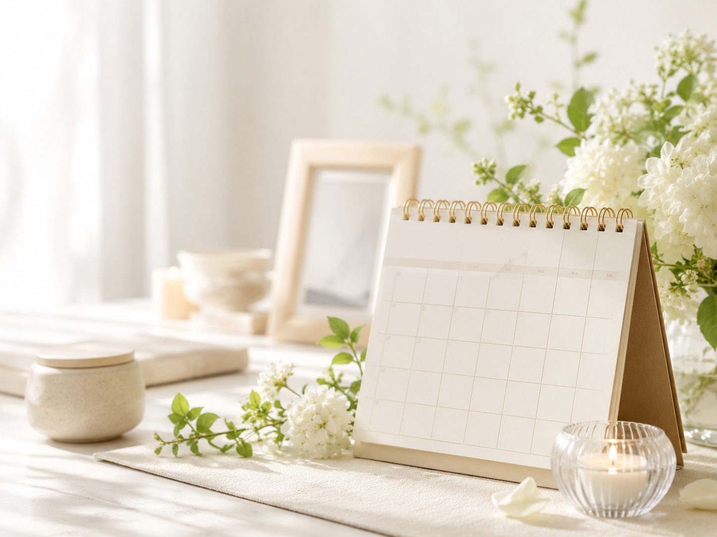 Tài liệu đa ngôn ngữ và hoa, tượng trưng cho buổi tư vấn tang lễ dành cho người nước ngoài